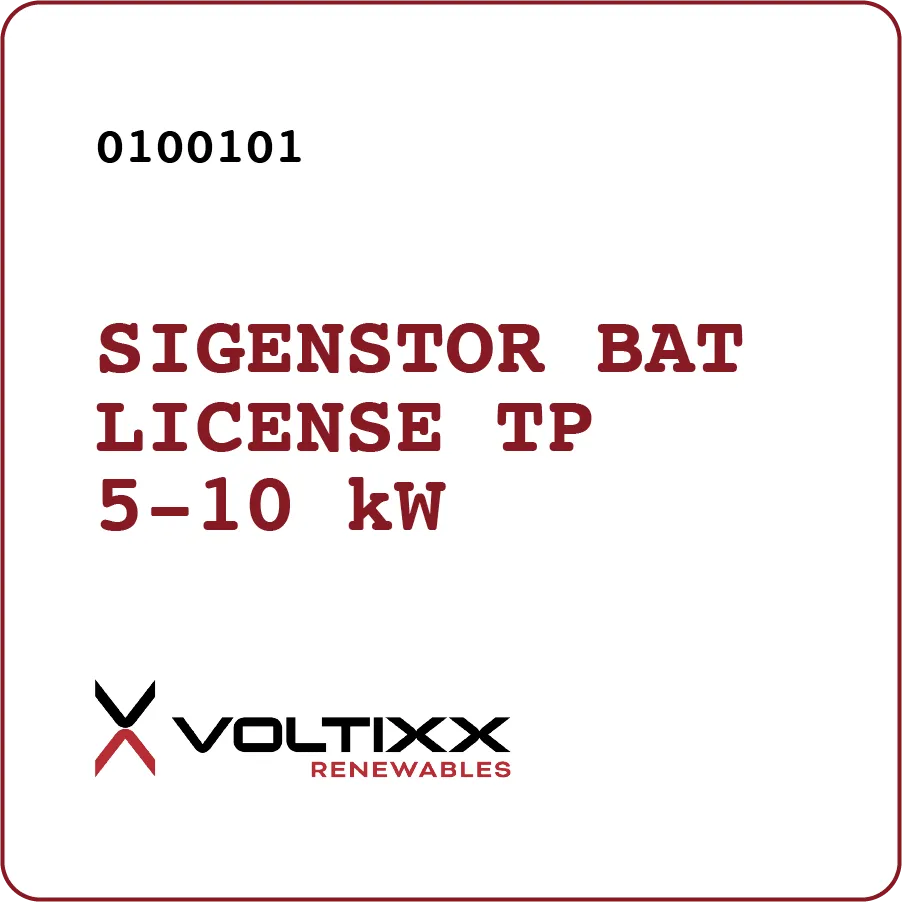 [11250002] SigenStor BAT Licence TP 5-10 kW