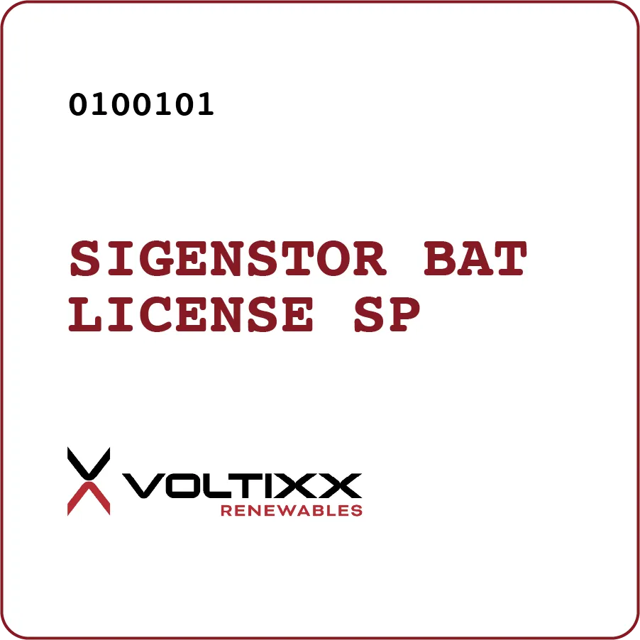 [11250001] SigenStor BAT Licence SP