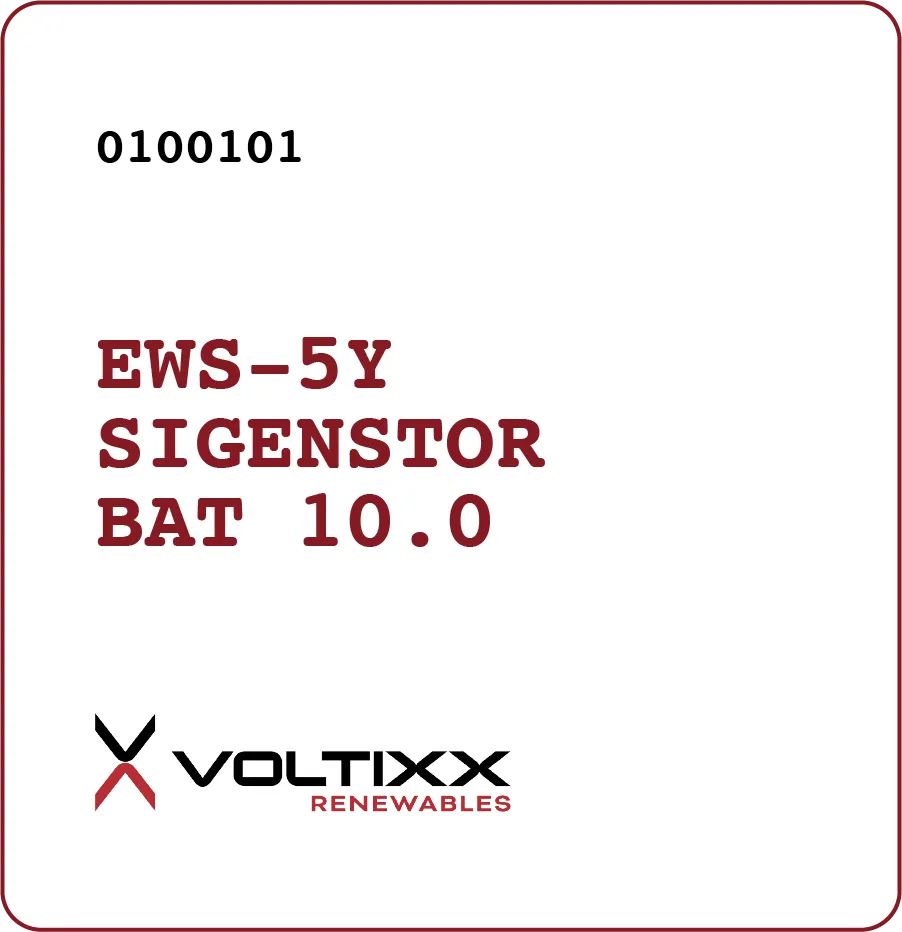 EWS-5Y SigenStor BAT 10.0 